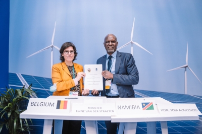 Namibia, Belgium ink green hydrogen pact