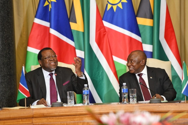 Namibia, South Africa sign over 100 bilateral deals