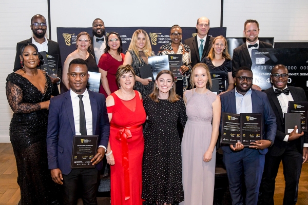 Companies honoured at the Namibia Top Company Awards