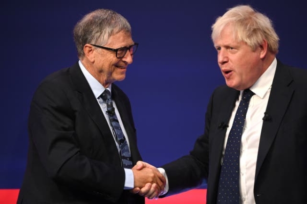 Boris Johnson announces R8 billion green partnership with Bill Gates